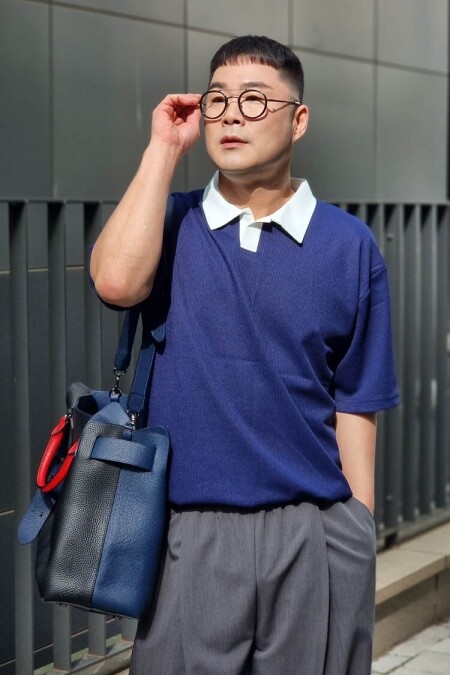 [TODAY] 와플 배색 반팔카라티