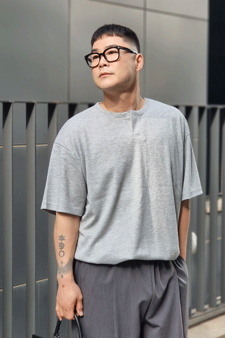 [TODAY] 와플 헨리넥 반팔티