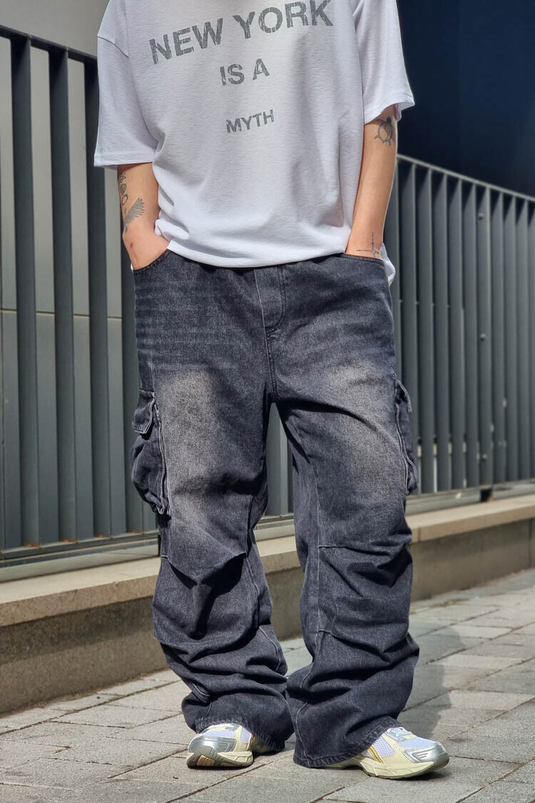 [RANGERS] 파라슈트 와이드 카고데님 #1092