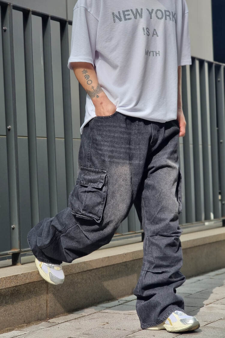 [RANGERS] 파라슈트 와이드 카고데님 #1092