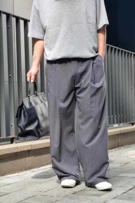 [RANGERS] 로슨 원턱 와이드 슬랙스 #73