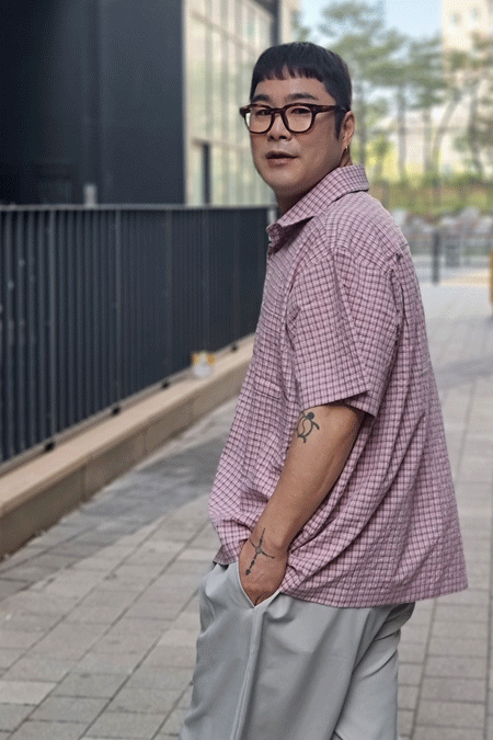 [TODAY] 소프트 체크 반팔셔츠